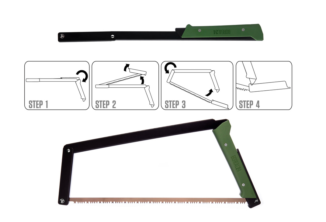 BOREAL 24 - foldbar bøjlesav/bucksaw fra Agawa
