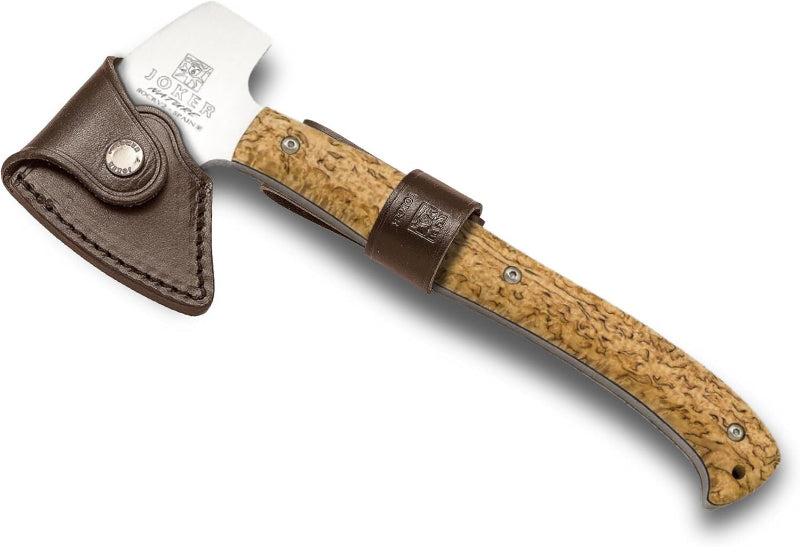 Nature Hatchet håndøkse med håndtag i curly birch fra Joker knives