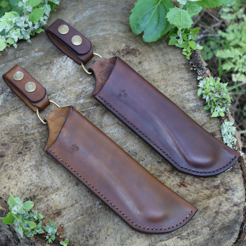 Læderskede til Bahco Laplander Foldesav - Håndlavet