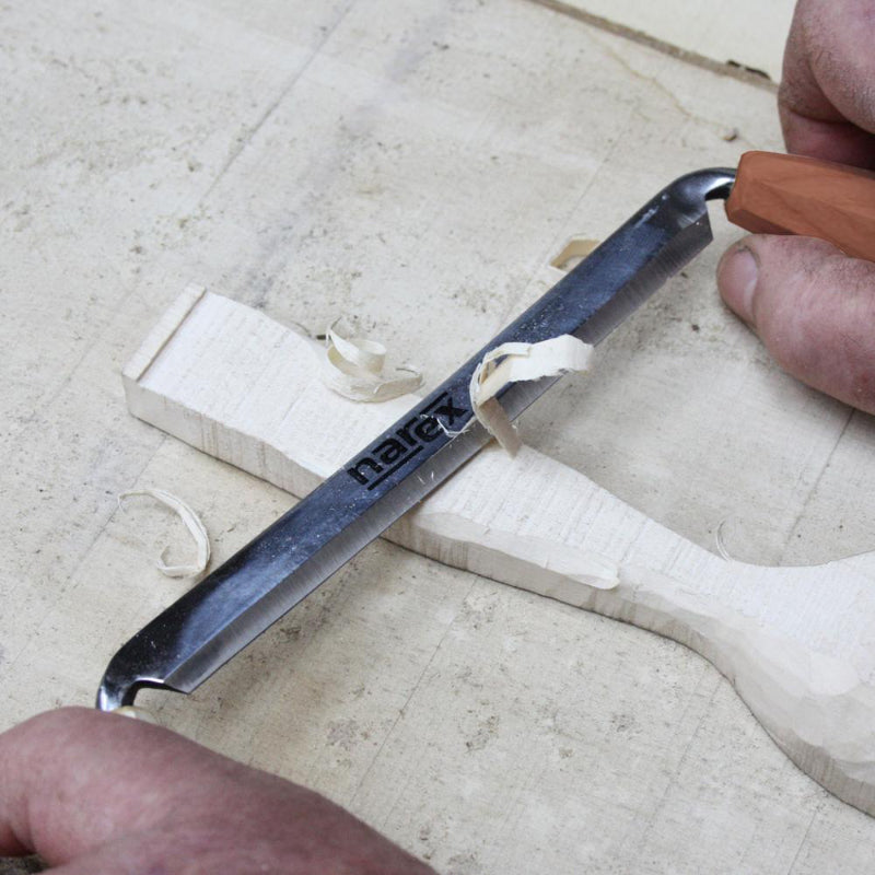 Båndkniv 150 mm - Narex - Med læderskede