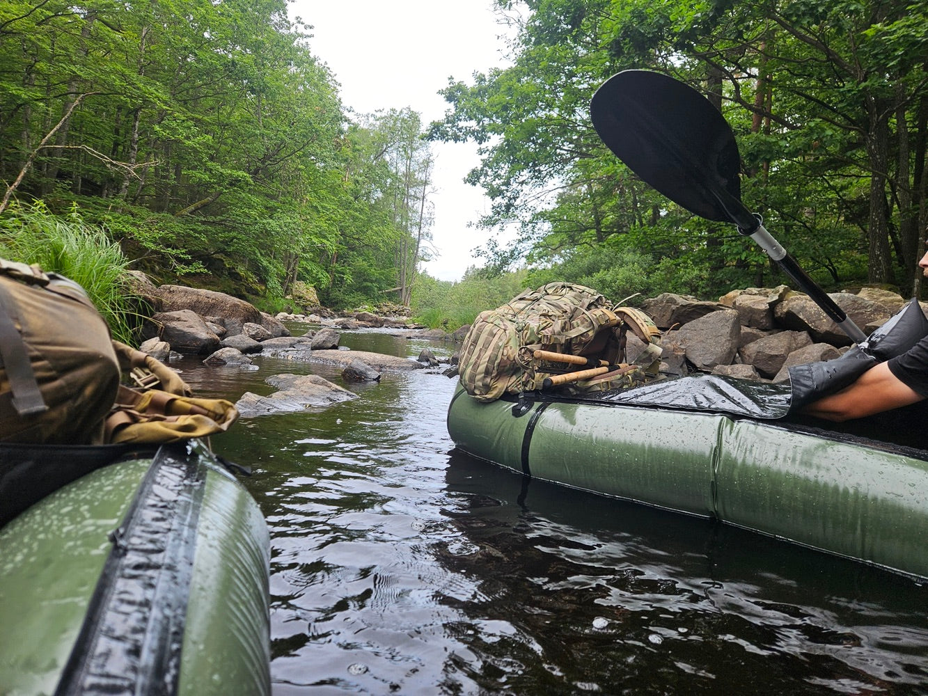 Packraft med spraydeck - PRX - Cuma Gear expedition