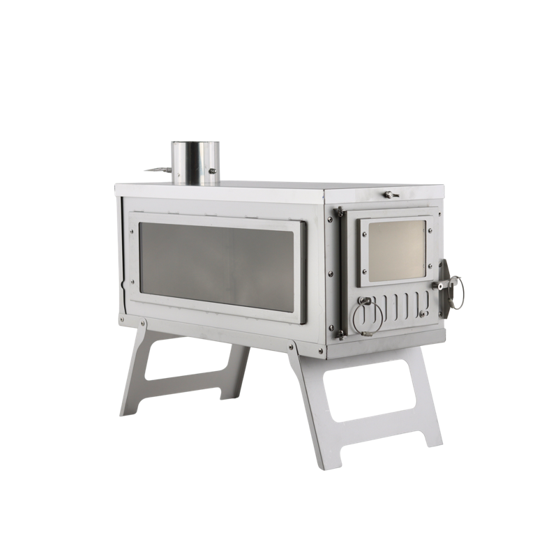 Teltovn Foldbar brændeovn i rustfritstål til hot tent