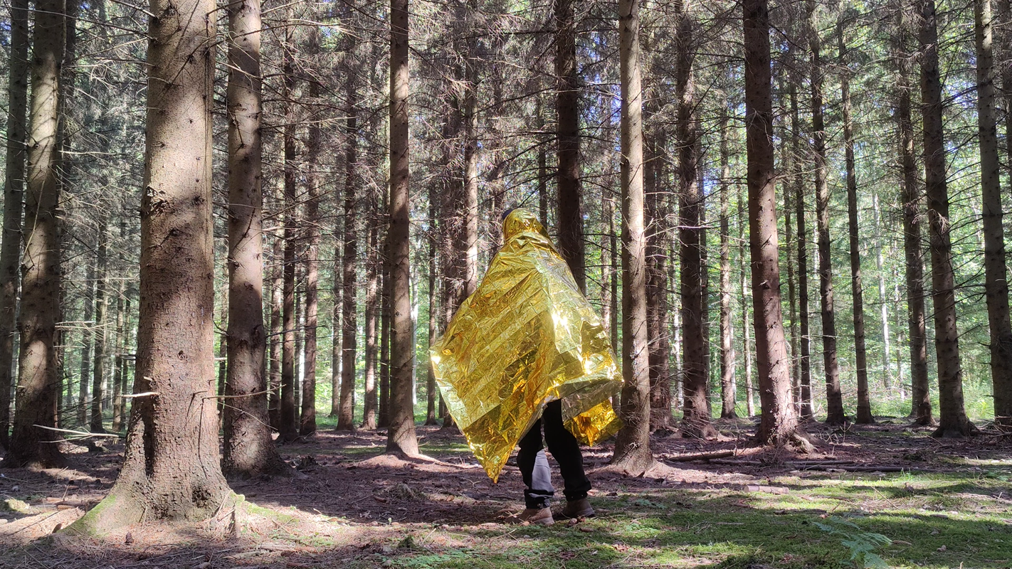 Spaceblanket - Termisk Tæppe - Alutæppe