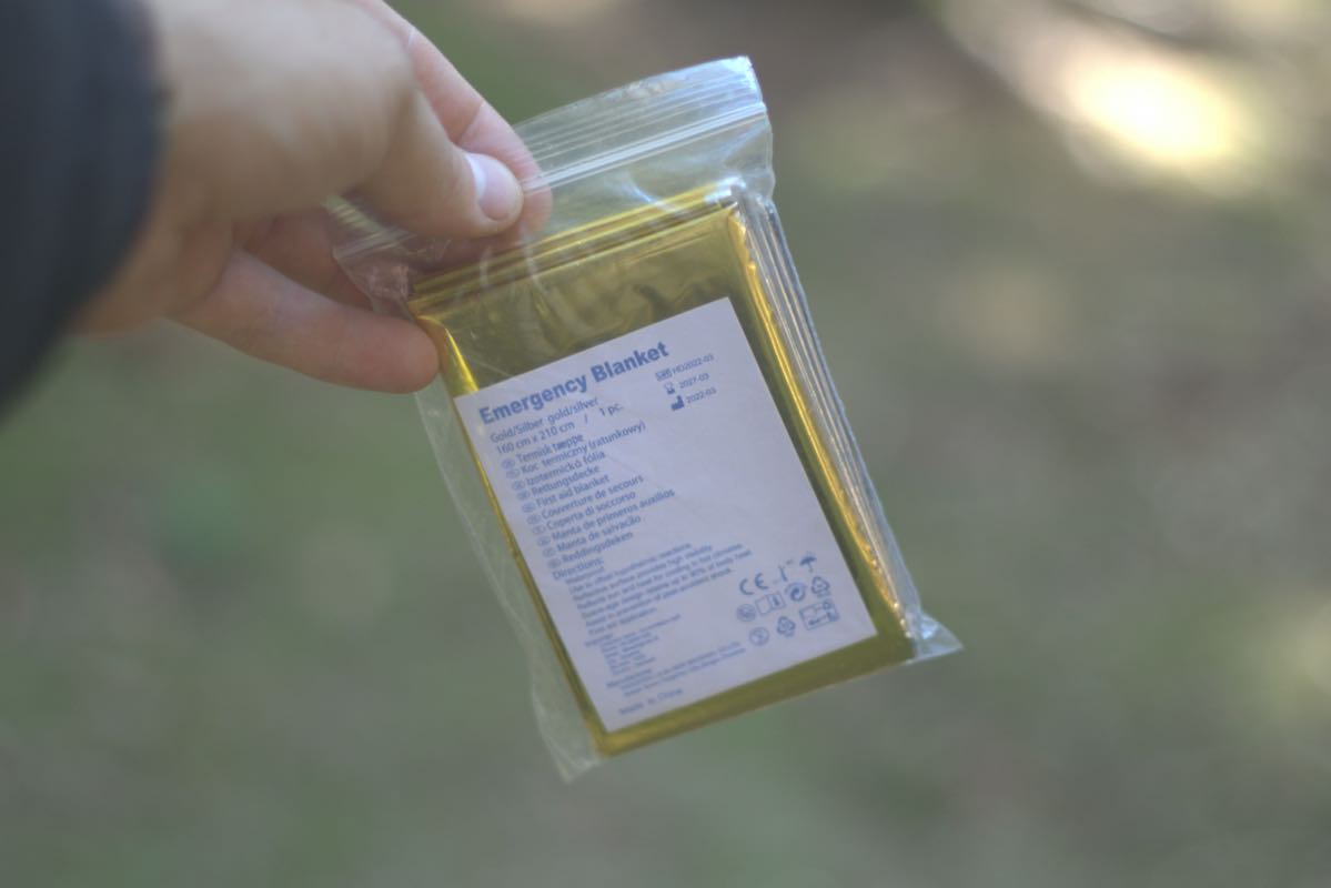 Spaceblanket - Termisk Tæppe - Alutæppe
