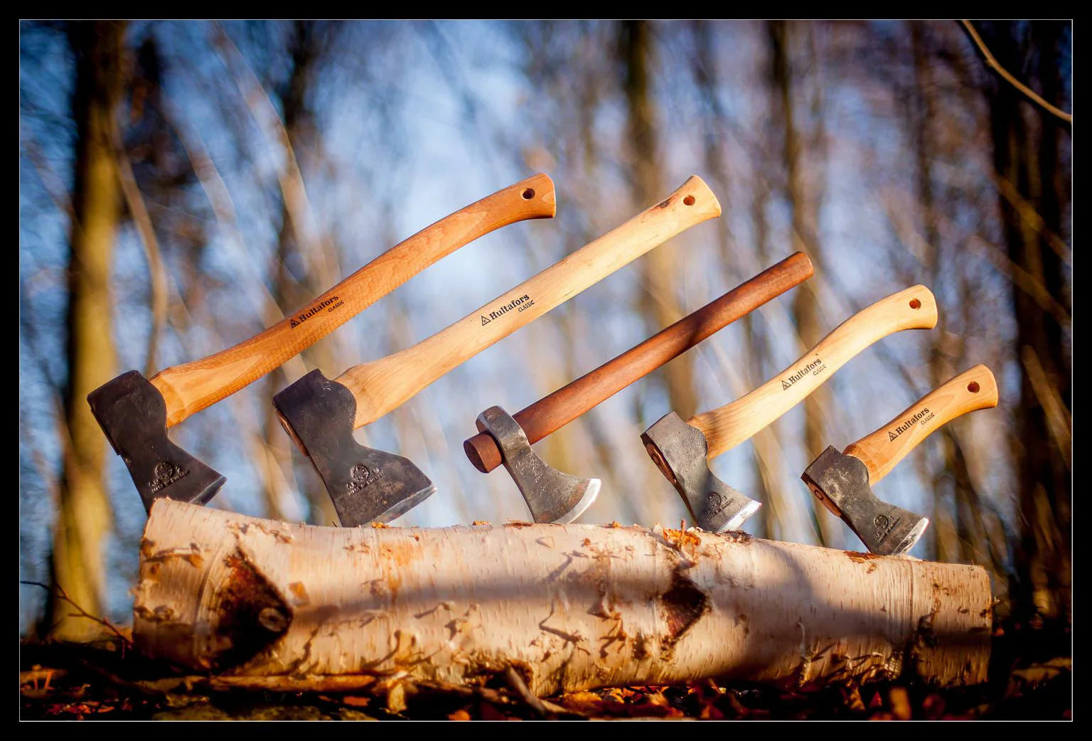 knive, økser og save hos bushcraftbutikken