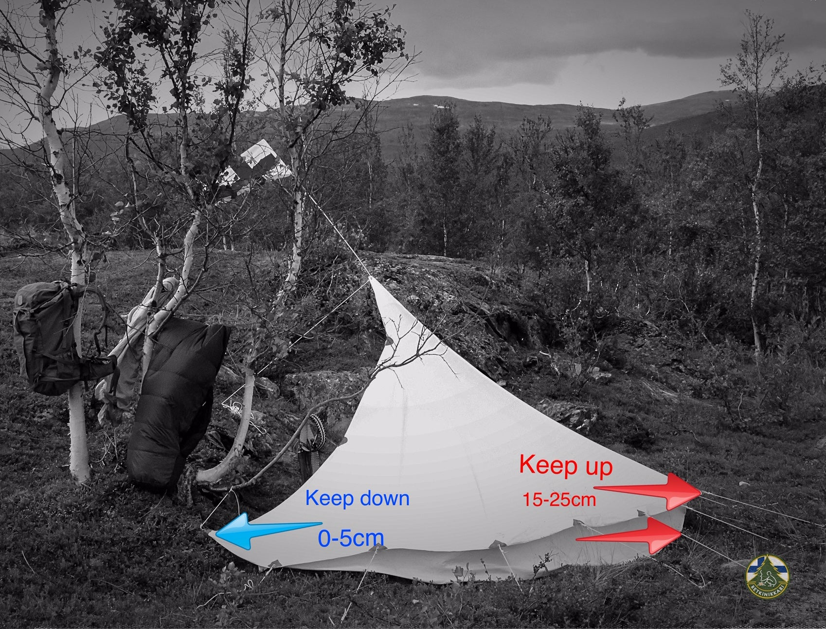 FinnRover Loue M64 ルーケンピネン　ブッシュクラフト　トナカイ FinnRover Loue shelter M64