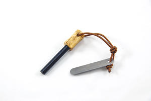 Casström ildstål med curly birch håndtag