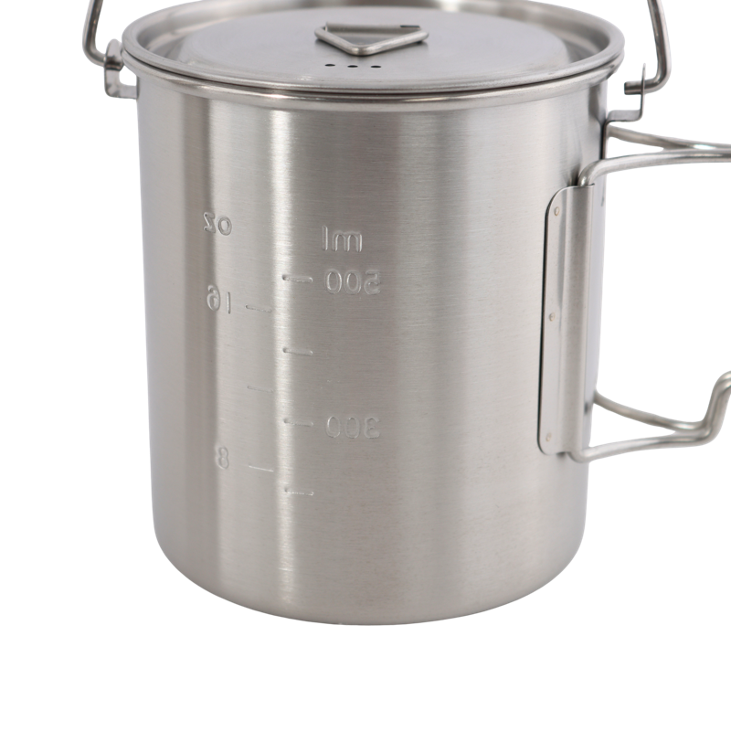 bushcraft kogesæt I rustfri stål