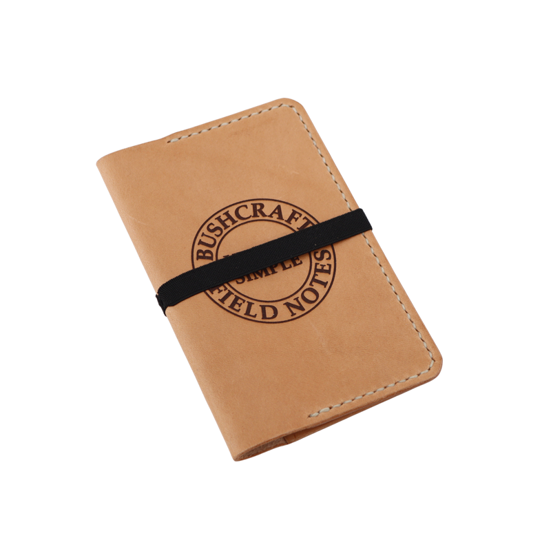 Bushcraft - Cover / Etui til Field Notes - Håndlavet