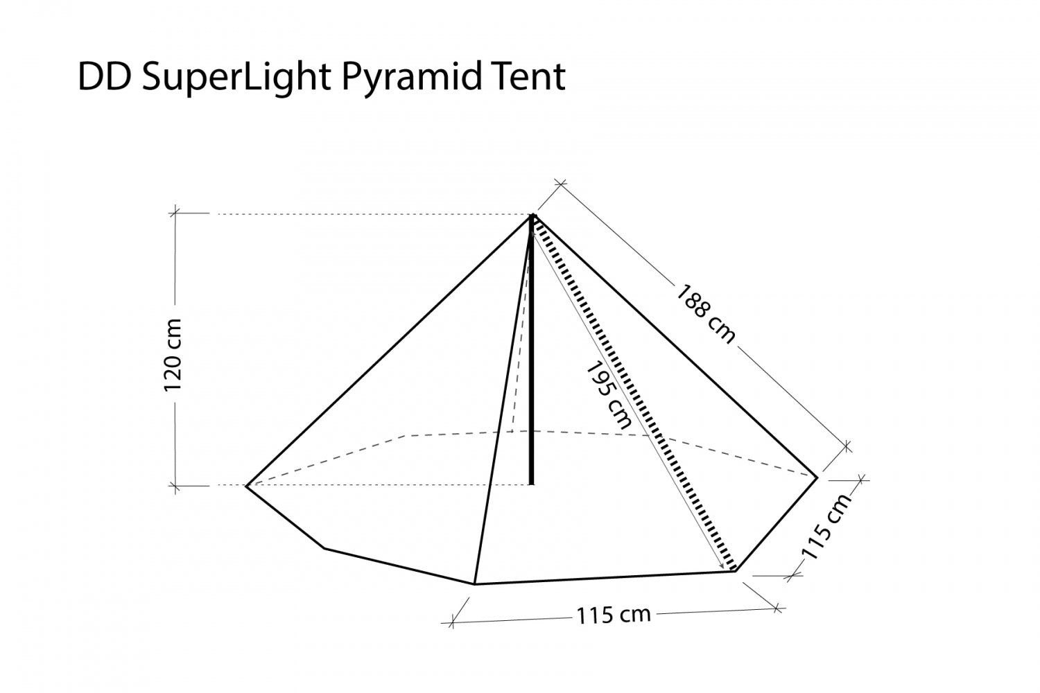 DD Hammocks SuperLight Pyramid Telt