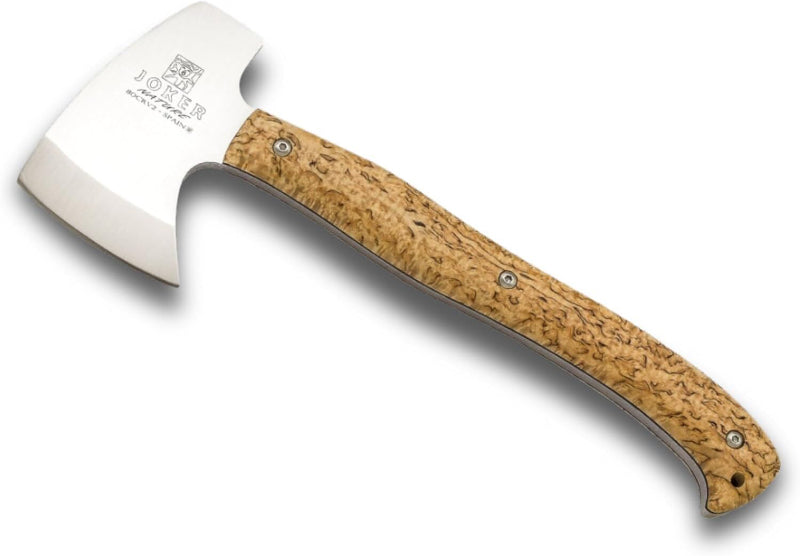 Nature Hatchet håndøkse med håndtag i curly birch fra Joker knives
