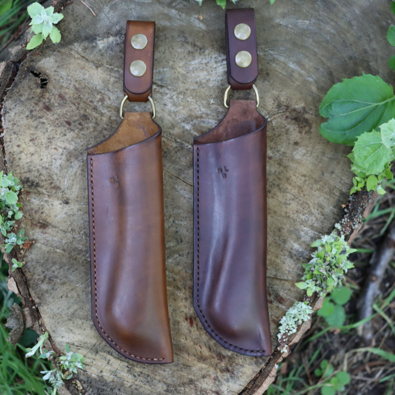 Læderskede til Bahco Laplander Foldesav - Håndlavet