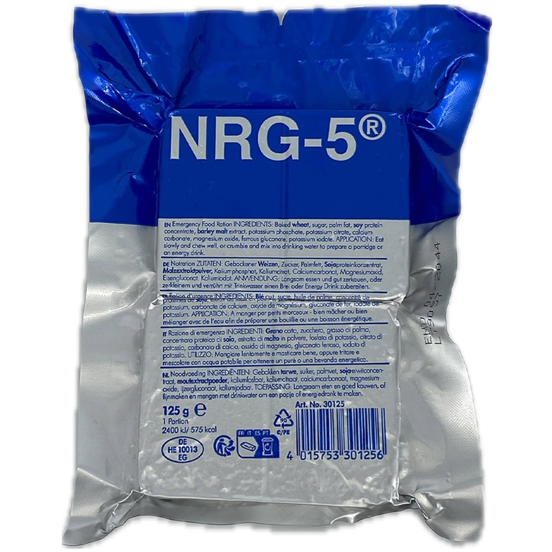 NRG-5 nødration  Kompakt nødration fra Trek'n eat