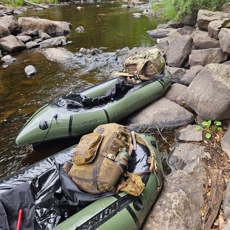 Packraft med spraydeck - PRX - Cuma Gear expedition