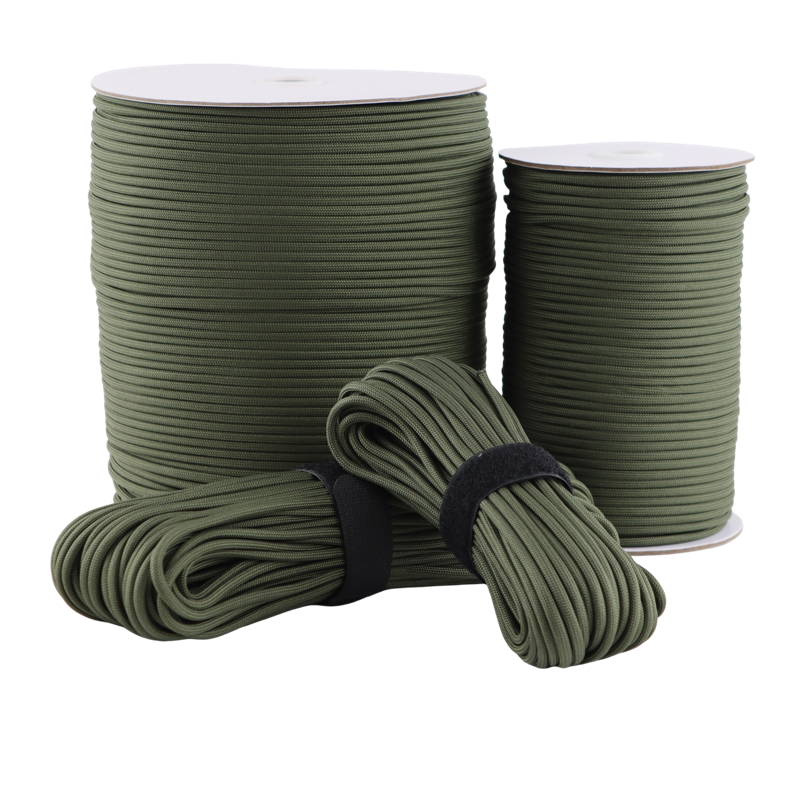 Paracord 550 / Type III - Olive - Flere længder