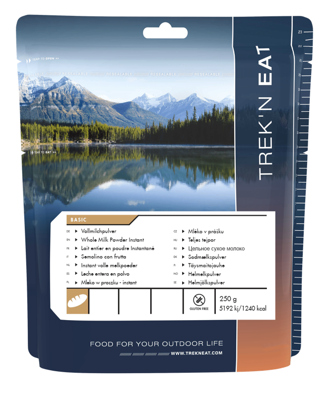 Sødmælk Pulver 250 g til 2 liter - Trek´N Eat