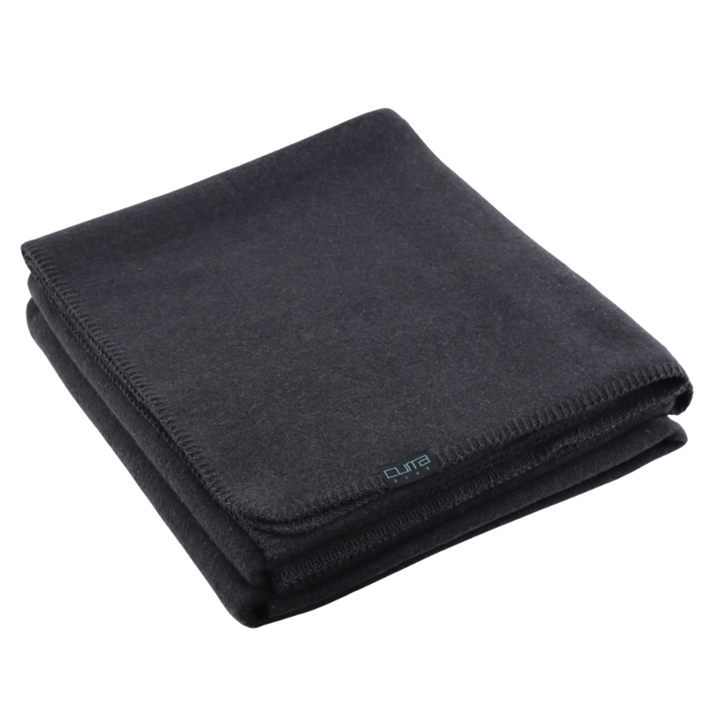 Stort uldtæppe i 100% merinould