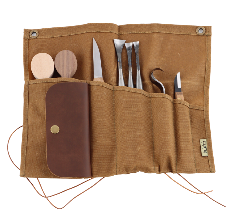 Tool Roll i vokset canvas - fra Cuma Gear